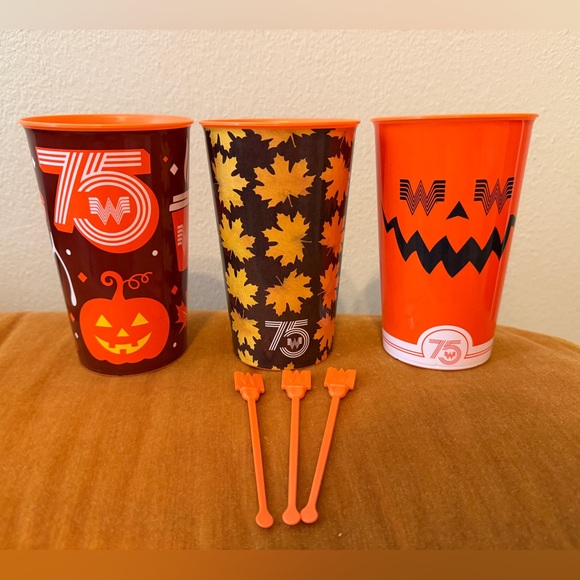 Whataburger Other - Whataburger Halloween Fall Autumn Thanksgiving Cup Tumblers NEW 75th Anniversary
